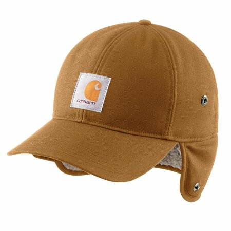 CARHARTT Rain Defender Canvas Earflap Cap-Carhartt Brown LXL 104880-BRNLXL